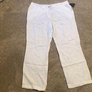 Women’s Merona Size 18 White Pants With Tag
